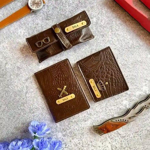 Personalized Men Wallet Combo | Fathers Day